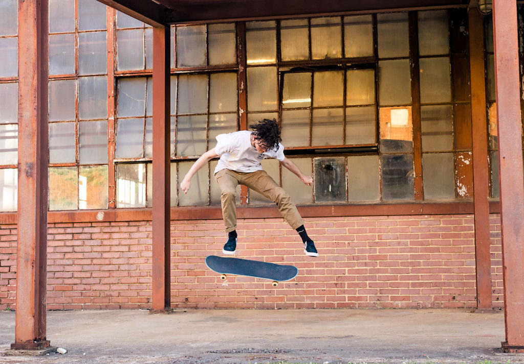 Camp North End | Skateboarder | Senior Year Photography